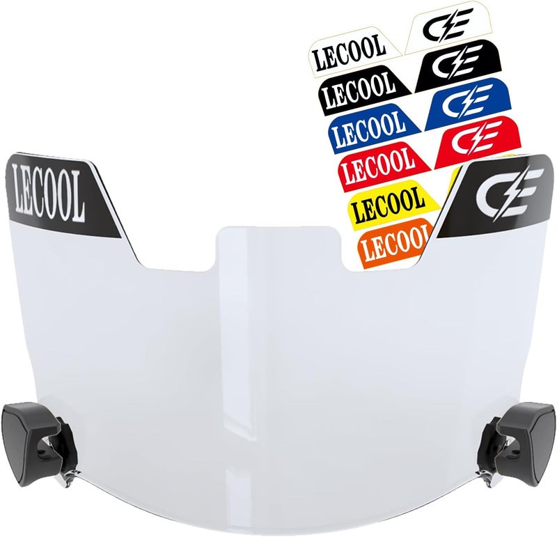 LeCool Multi-Color Football Visor,Enhance Your Game -Fits Adult & Youth Football Helmets - Image 1